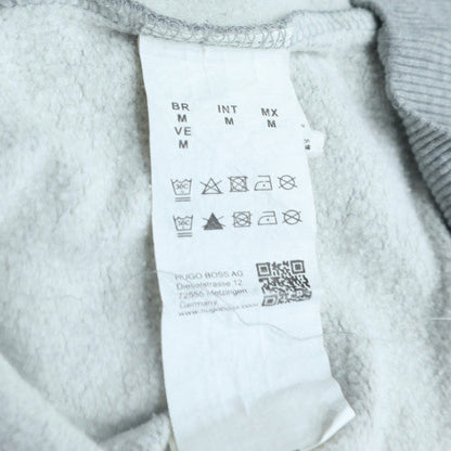 Hugo Boss Men’s Grey Logo Pullover Sweatshirt Size M