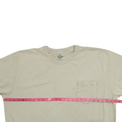 Dickies Men's Beige 3XL Short Sleeve Crew Neck Cotton T-Shirt