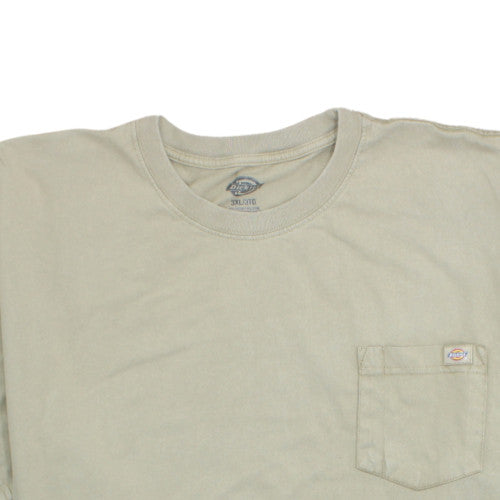 Dickies Men's Beige 3XL Short Sleeve Crew Neck Cotton T-Shirt