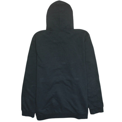 Adidas Mens Black 2XL Pullover Hoodie with Logo Print