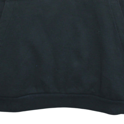 Adidas Mens Black 2XL Pullover Hoodie with Logo Print