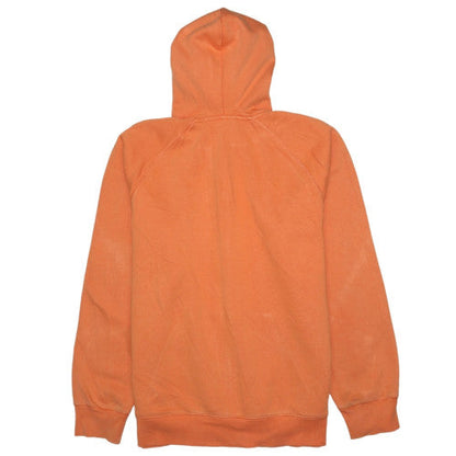 Carhartt Men’s Orange Full Zip Hooded Sweatshirt L Heavyweight Fleece