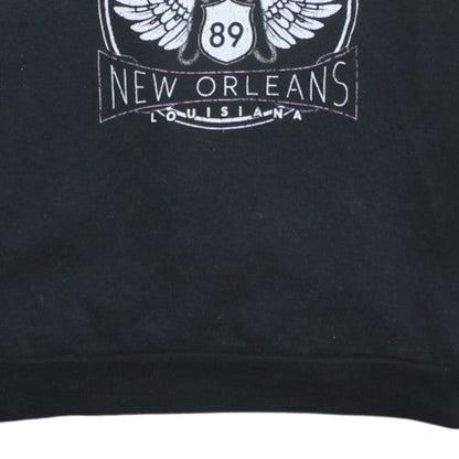 Anko Women's Black Rock N Roll Pullover Sweatshirt Size 12