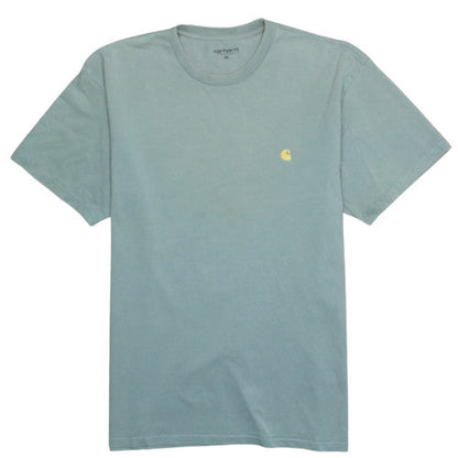Carhartt Work In Progress Men's Blue XL Cotton Crew Neck T-Shirt