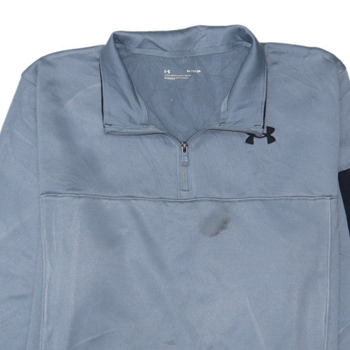 Under Armour Men’s Grey XL 1/4 Zip Fleece Sweatshirt