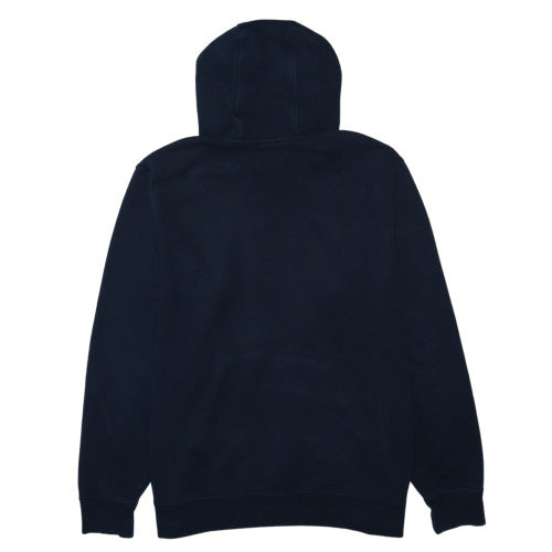 Nike Men's Navy Blue Pullover Hoodie XXL Fleece Cotton Blend
