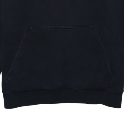 Adidas Mens Black Pullover Hoodie M Logo Sportswear Fleece Sweatshirt