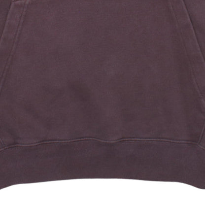 Nike Men Brown Pullover Fleece Hoodie M Regular Fit Long Sleeve