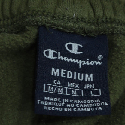 Champion Men's Green Jogger Trousers Medium Fleece Sweatpants