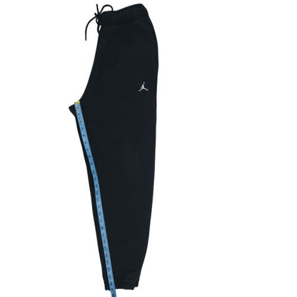 Jordan Men's Black Jogger Trousers Size M Sports Fleece Pants