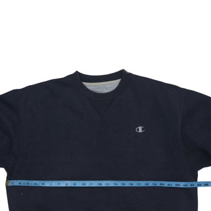 Champion Men's Blue Pullover Crew Neck Sweatshirt L
