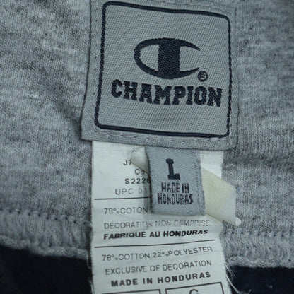 Champion Men's Blue Pullover Crew Neck Sweatshirt L