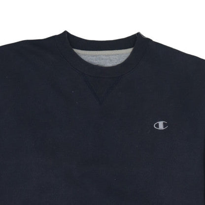 Champion Men's Blue Pullover Crew Neck Sweatshirt L