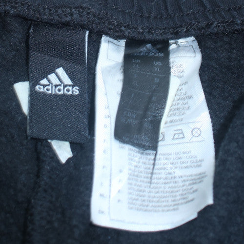 Adidas Men's Black Jogger Trousers L Regular Fit Fleece Sportswear