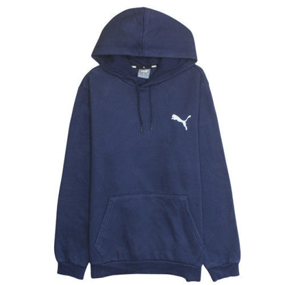 Puma Men's Blue Pullover Hoodie Size L Regular Fit Sportswear