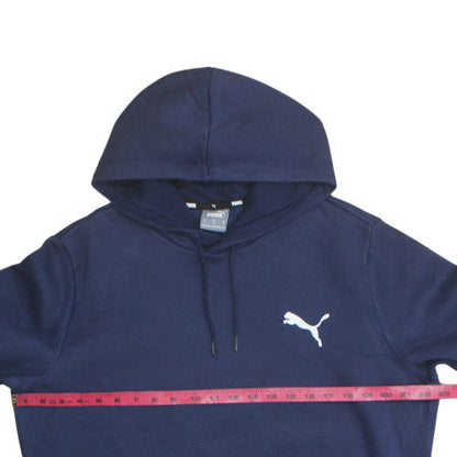 Puma Men's Blue Pullover Hoodie Size L Regular Fit Sportswear