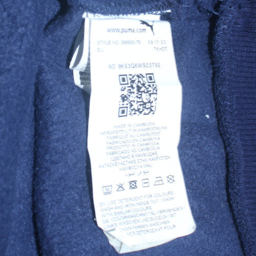 Puma Men's Blue Pullover Hoodie Size L Regular Fit Sportswear