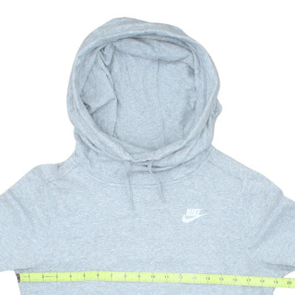 Nike Womens Grey XS Pullover Hoodie Cotton Blend Lined