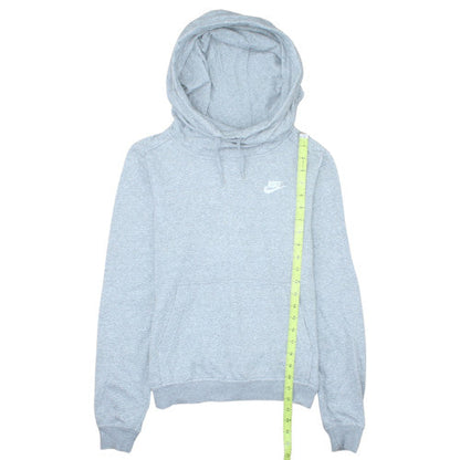 Nike Womens Grey XS Pullover Hoodie Cotton Blend Lined