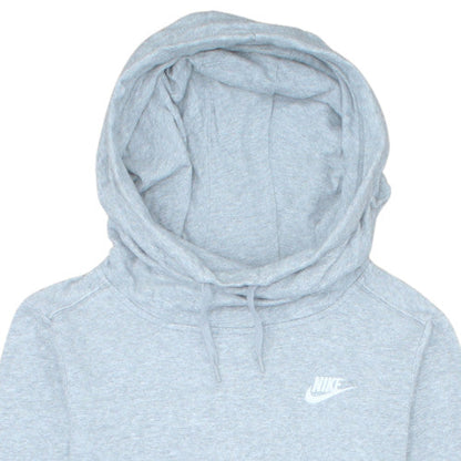 Nike Womens Grey XS Pullover Hoodie Cotton Blend Lined
