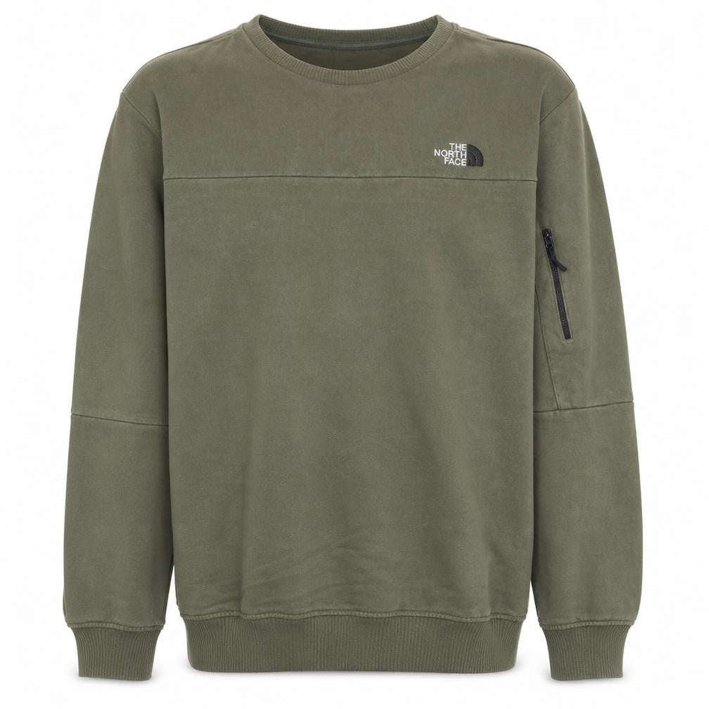 The North Face Men's Green XL Pullover Sweatshirt Outdoor Crew Neck