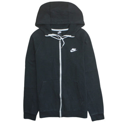 Nike Men's Black Full Zip Hoodie Small Regular Fit Sweatshirt