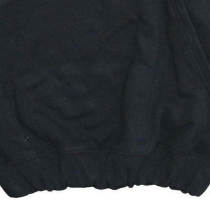 Adidas Womens Black XL Pullover Hoodie with Logo and Stripes