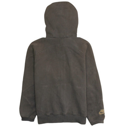 Nike Air Men's Brown Full Zip Hoodie Size M Graphic Pullover
