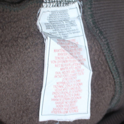 Nike Air Men's Brown Full Zip Hoodie Size M Graphic Pullover