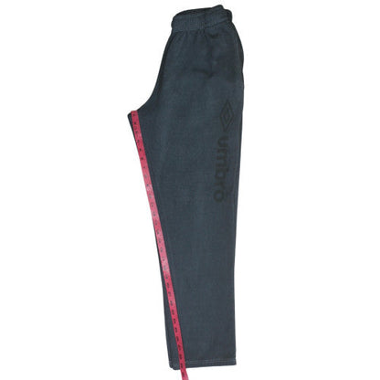 Umbro Men's Black Fleece Sweatpants M Regular Fit Casual Trousers