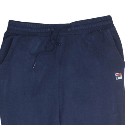 Fila Mens Blue Jogger Sweatpants M Regular Fit Elastic Waist