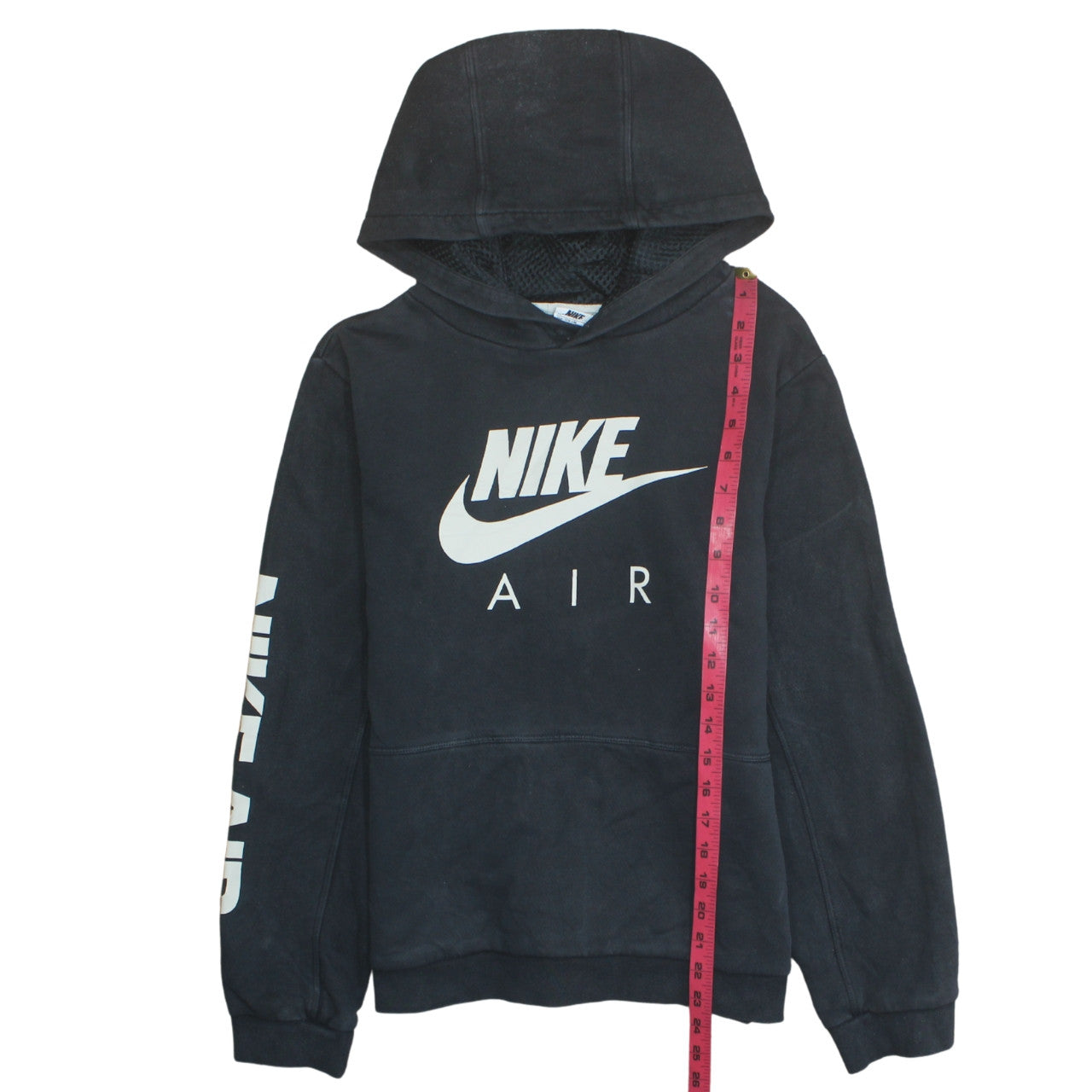 Nike Girls Black XL Hoodie Pullover Sweatshirt Hooded Fleece Lined Casual