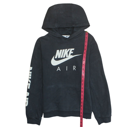 Nike Girls Black XL Hoodie Pullover Sweatshirt Hooded Fleece Lined Casual