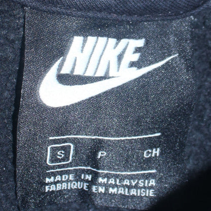 Nike Women's Black Pullover Hoodie Size S Cotton Blend Logo