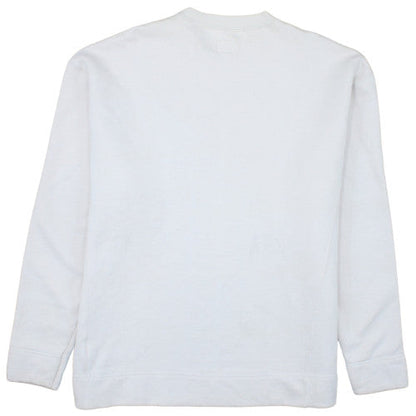 Calvin Klein Jeans Men's Beige XL Pullover Sweatshirt Logo Crew Neck