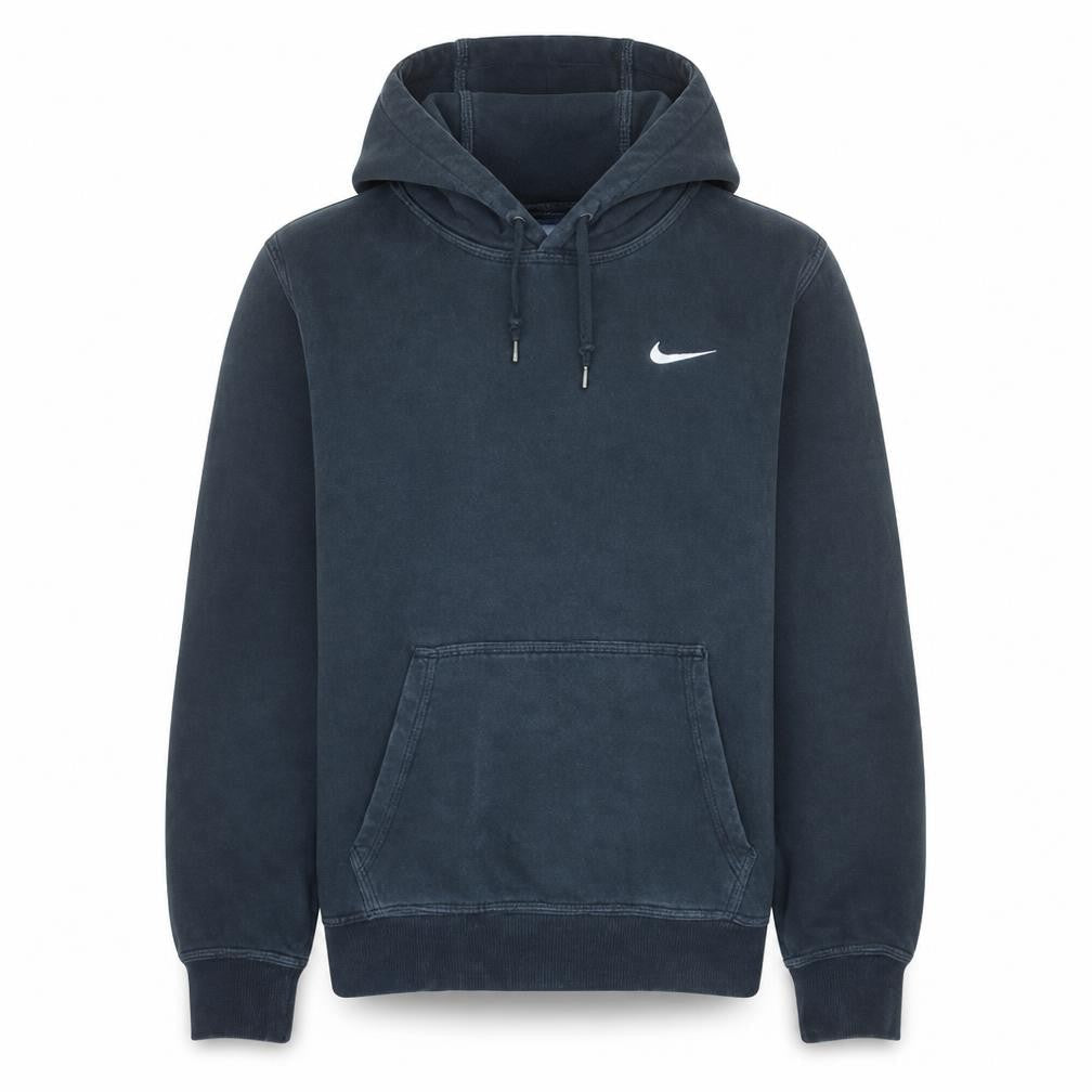 Nike Men's Blue Pullover Hoodie Medium Fleece Sportswear