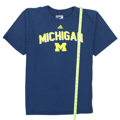 Adidas Men's Navy Michigan Graphic Short Sleeve T-Shirt XL