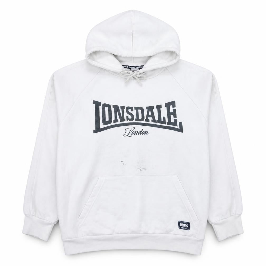 Lonsdale London Women White Size 16 Pullover Hoodie Sweatshirt