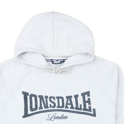 Lonsdale London Women White Size 16 Pullover Hoodie Sweatshirt