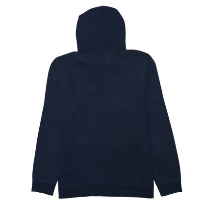 Quiksilver Mens Blue XL Pullover Hoodie Surf Graphic Fleece