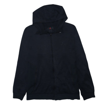 Jordan Men's Black 2XL Full Zip Hoodie Sweatshirt