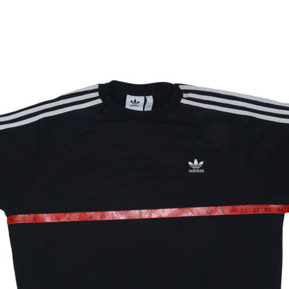 adidas Mens Black L Crew Neck Pullover Sweatshirt
