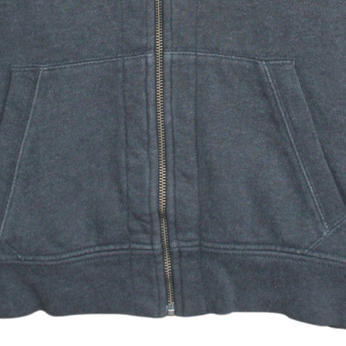 Ralph Lauren Men's Grey Full Zip Hoodie 2XL Logo Fleece Sweatshirt