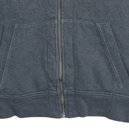 Ralph Lauren Men's Grey Full Zip Hoodie 2XL Logo Fleece Sweatshirt