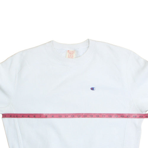 Champion Men’s White XL Reverse Weave Crew Neck Sweatshirt