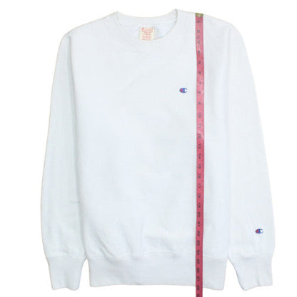 Champion Men’s White XL Reverse Weave Crew Neck Sweatshirt