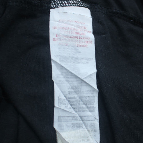Puma Boys Black Sleeveless Tank Top 16 Years Graphic Sports Tee