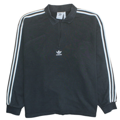 Adidas Men’s Black 2XL Collared 1/4 Zip Sports Sweatshirt