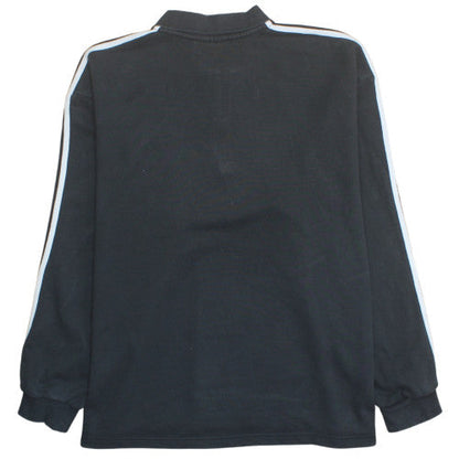 Adidas Men’s Black 2XL Collared 1/4 Zip Sports Sweatshirt