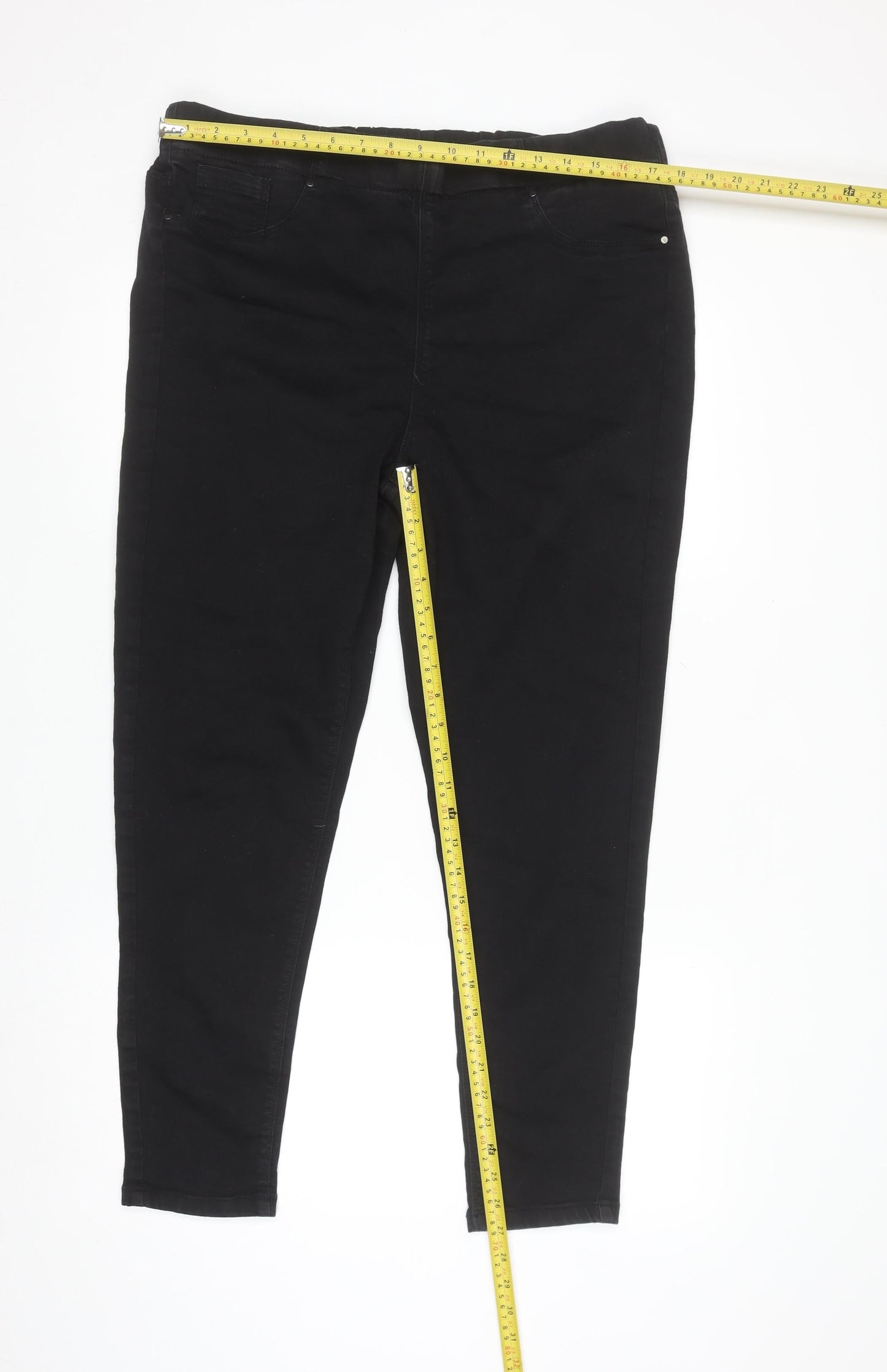 Yours Clothing Women's Black Jenny Jegging Size 20 Plus Fit
